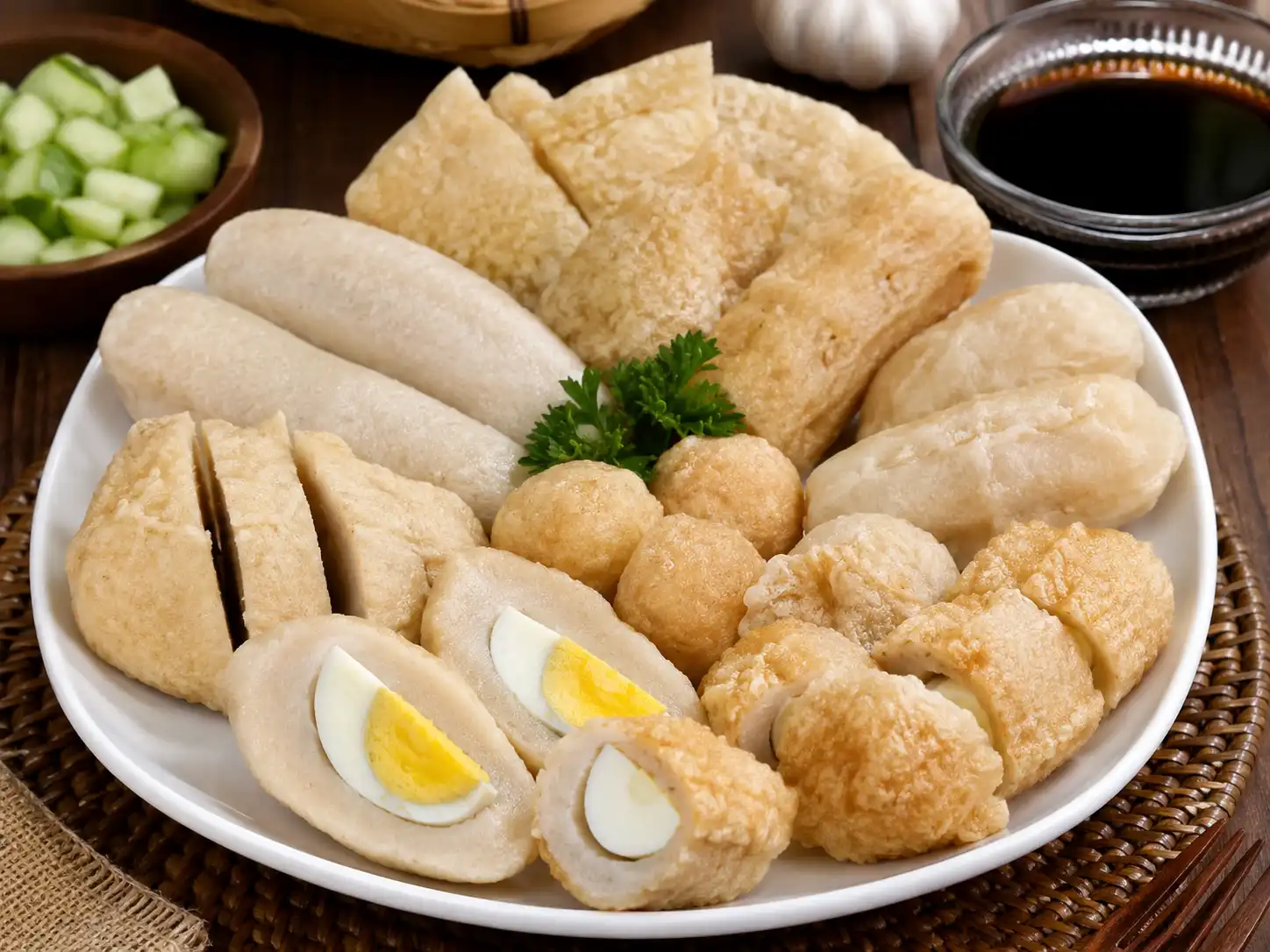 Aneka pempek dari koleksi Kedai Amiina